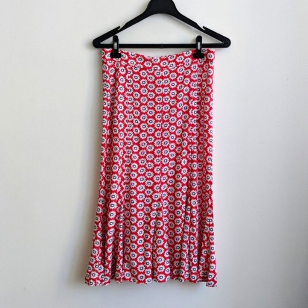 Tory Burch Floral Midi Skirt Sz S
